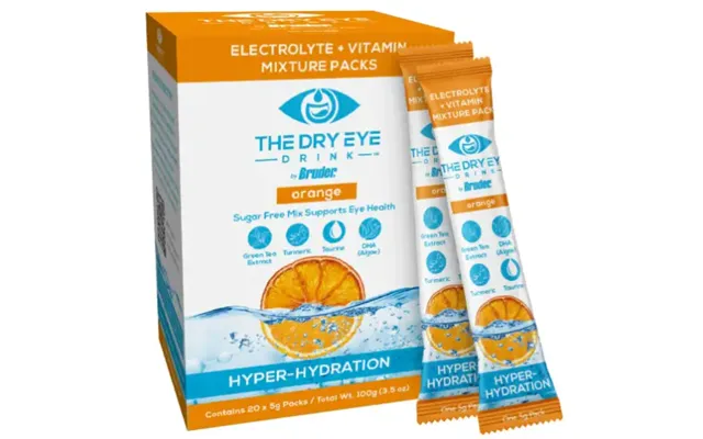 Dry Eye Drink Hydration Supplement - Am Orange Box Of 20