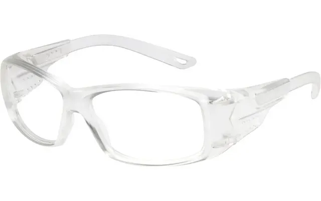 Hilco Og-255 Safety Glasses - Clear Frame No Lenses For Rx Only