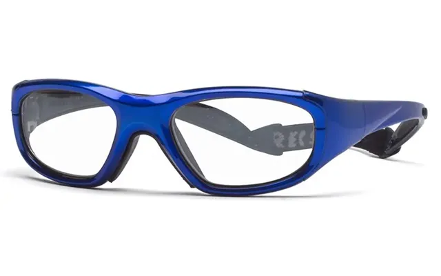 Ls Rec-specs Maxx 20 Safety Rated Sports Glasses - Bright Blue Frame Clear Silver Lenses