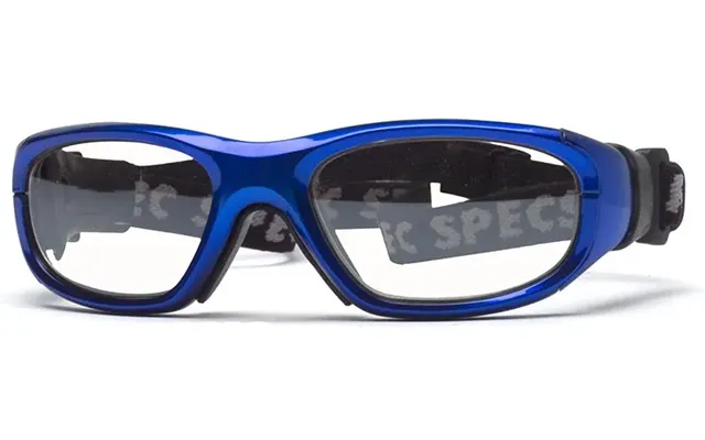 Ls Rec-specs Maxx 21 Sports Goggles - Bright Blue Frame Clear Silver Lenses