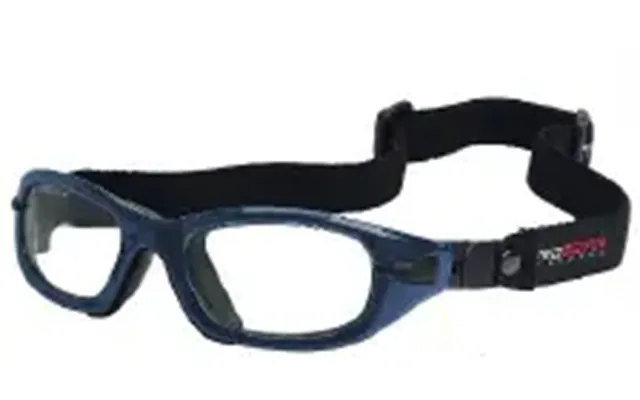 Progear Eyeguard Full Strap Safety Rated Sports Glasses - Shiny Metallic Blue With Strap Xl Fits Above Average Adult