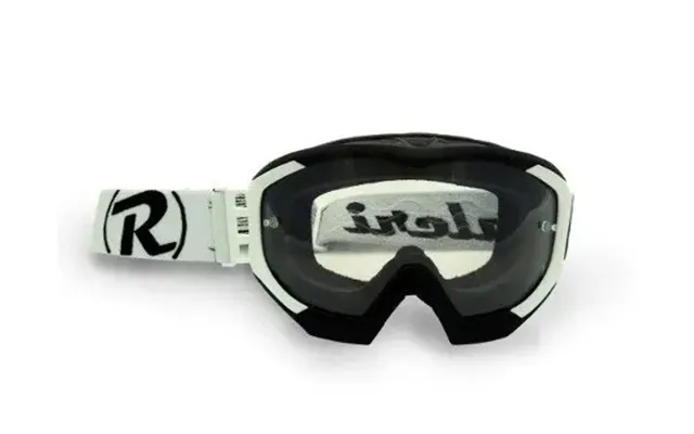 Raleri Ripper Offroad Goggles - Black & White Frame Clear Lenses