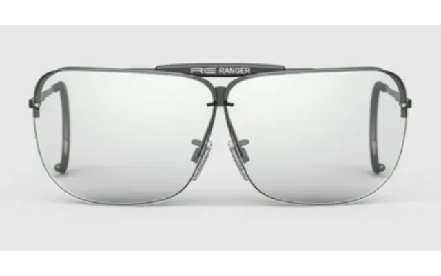 Ranger Classic Shooting Glasses - Silver Frame 160mm Length Ear No Lenses For Prescription Lens Insertion