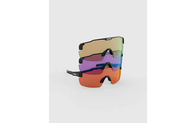 Ranger Supershot Shooting Sunglasses - Black Frame & Magnetic Kit Max Light Flash- Hd Medium Gold-dark Purple Frost