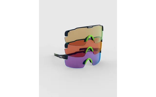 Ranger Supershot Shooting Sunglasses - Navy Frame & Magnetic Kit Max Light Flash- Hd Medium Gold-dark Purple Frost