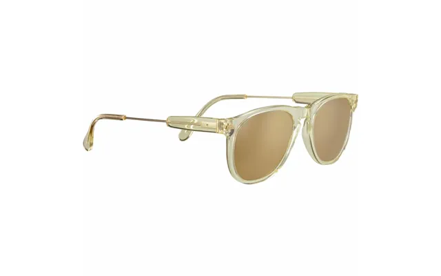 Serengeti Amboy Sunglasses - Champagne Translucide Frame Mineral Glass Polarized Drivers Gold Lenses Not Available In Rx