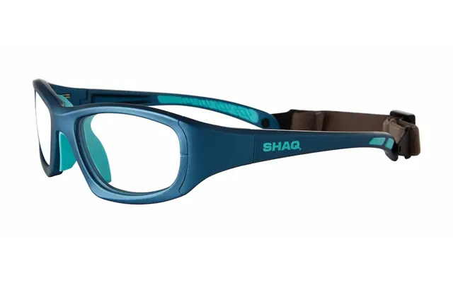 Shaq Sg101z Safety Rated Sports Glasses - Sapphire With Teal Kids Size Clear Lenses