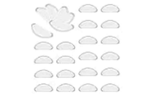 Stick On Nose Pads - Clear Silicone 2 Pairs