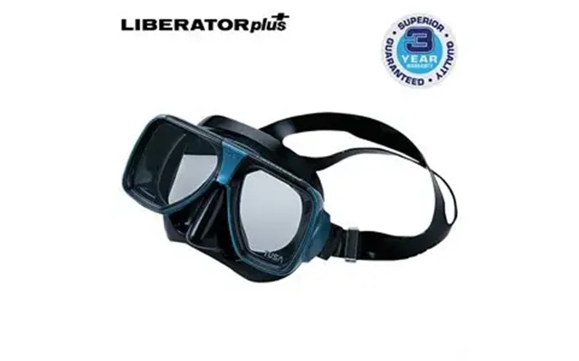 Tusa Tm-5700q Liberator Plus Dive Mask - Qb-bk All Black