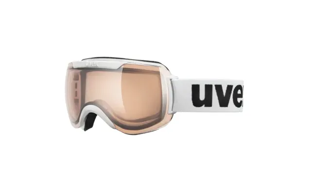 Uvex Downhill 2000 Vm Vp Ski Goggles Sale - White Goggle Red Mirror Variomatic Lenses Was 200