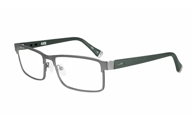 Wiley-x Axis Safety Glasses - Matte Dark Gunmetal-utility Green With Clear Lenses