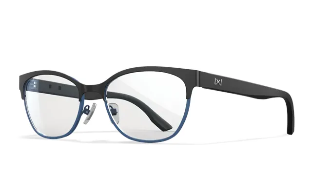 Wiley-x Harmony Safety Glasses - Matte Black With Demi Gloss Frame With Clear Lenses