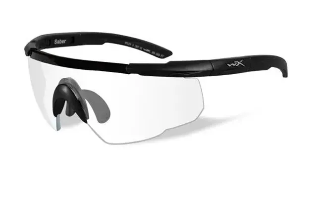 Wiley-x Saber Advanced Sunglasses - Matte Black Frame With Clear Lenses
