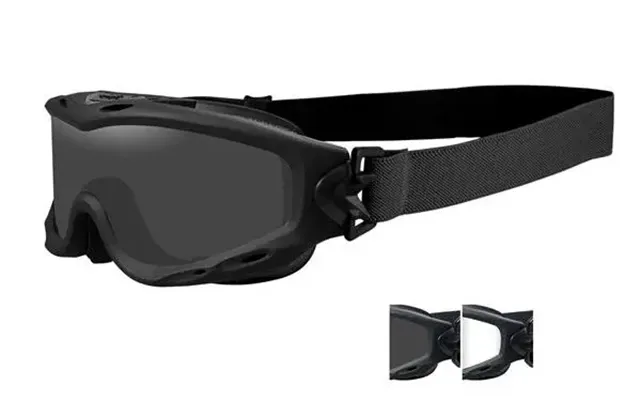 Wiley-x Spear Goggles - Matte Black Frame With Clear And Smoke Lenses
