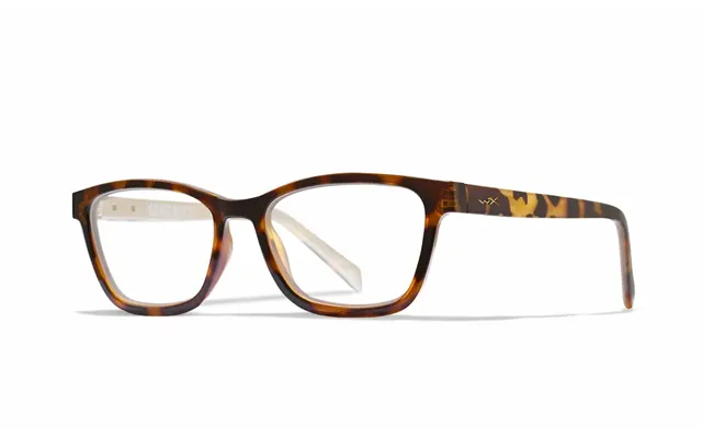 Wiley-x Wx Serenity Safety Glasses - Gloss Brown Demi-champagne Frame With Clear Lenses
