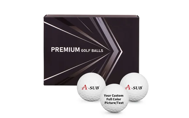 A-sub 3-piece Golf Ball 12 Pcs Blank For Uv Dtf - Waterslide & Uv Printing