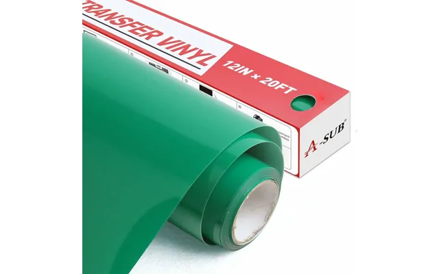 A-sub Basic Color Heat Transfer Vinyl Roll 12 *20 Ft - Green