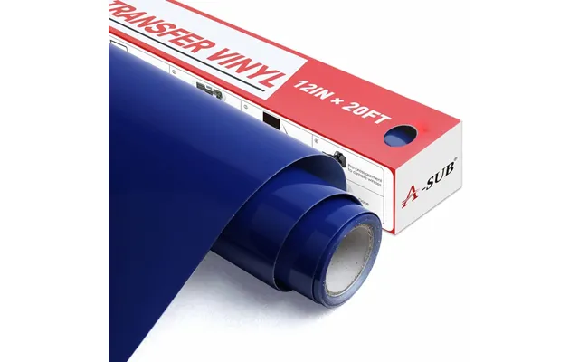 A-sub Basic Color Heat Transfer Vinyl Roll 12 *20 Ft - Royal Blue