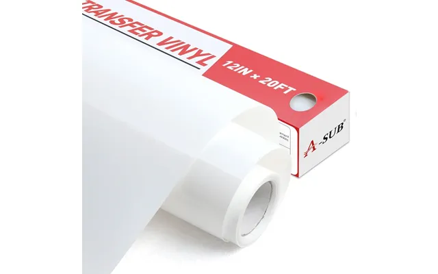 A-sub Basic Color Heat Transfer Vinyl Roll 12 *20 Ft - White