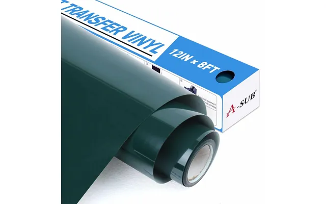 A-sub Basic Color Heat Transfer Vinyl Roll 12 *8ft - Dark Green 12*8ft