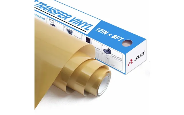 A-sub Basic Color Heat Transfer Vinyl Roll 12 *8ft - Golden 12*8ft
