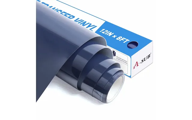 A-sub Basic Color Heat Transfer Vinyl Roll 12 *8ft - Lake Blue 12*8ft