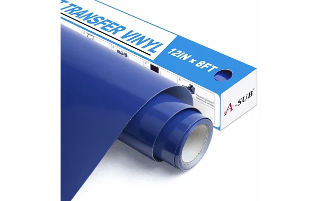 A-sub Basic Color Heat Transfer Vinyl Roll 12 *8ft - Royal Blue 12*8ft