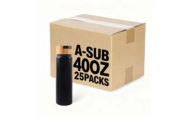 A-sub Black Insulated Sports Water Bottle Blank Wholesale 20oz 40oz - 40oz-25 Bottles
