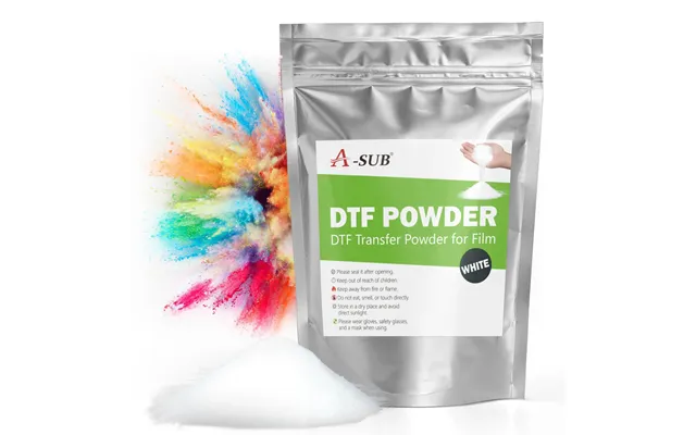 A-sub Dtf Fine-medium Dtf Powder Adhesive White 1.1lbs