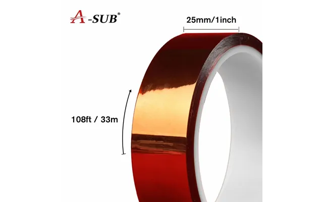 A-sub Heat Resistant Tape 25mm X 108ft