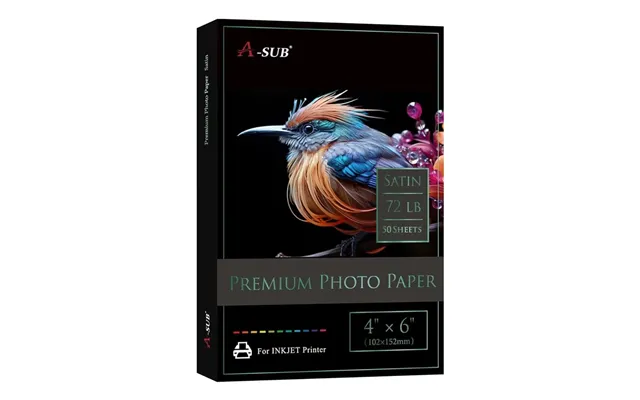 A-sub Satin Photo Paper 260gsm 72lb - 4 X6