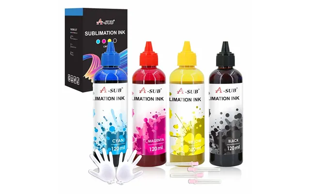 A-sub Sublimation Ink For Epson Inkjet Printer 4x120ml