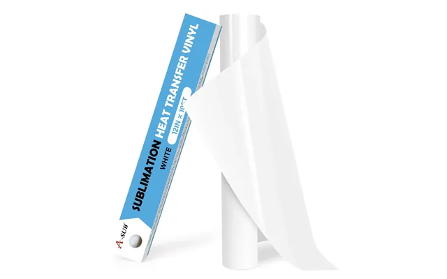 A-sub White Sublimation Vinyl For Light&dark Cotton Shirts - 12inch X12ft