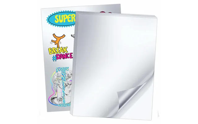 Matte Silver Vinyl Sticker Paper For Inkjet Printers, 20 Sheets 8