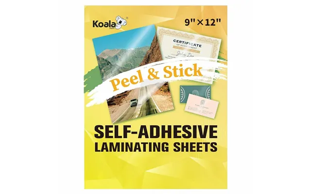 Self Adhesive Laminating Sheets - 9 X 12 Inches