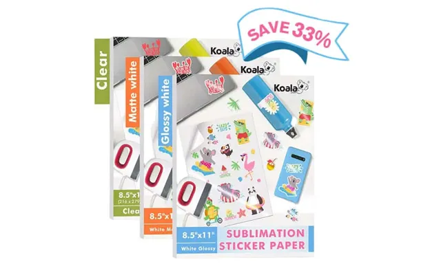 Sublimation Sticker Paper Bundle