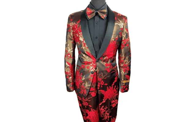 Red Floral Suit - Red Floral Blazer