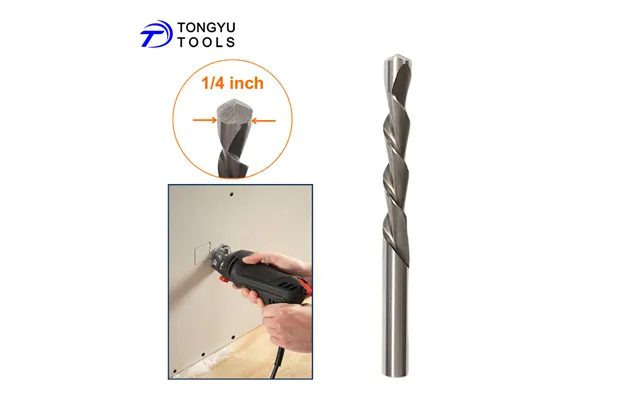 1 4 Inch Drywall Plasterboard Cut-out Zip Bit Guide Point Hss Downcut Spiral Bit For Rotary Cut-out Tools Window Door Op
