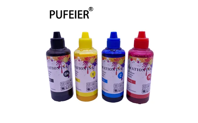 100ml Bottle Printing Sublimation Ink Compatible For Epson 4 Color Inkjet Printer Heat Transfer Refill Sublimation Ink