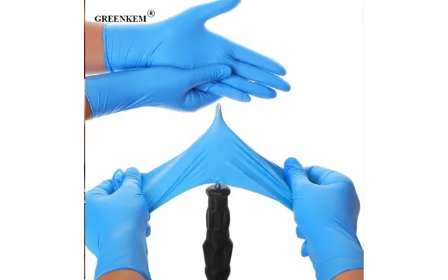 100pcs Box Reusable Nitrile Gloves Latex Waterproof Cleaning Gloves For Household Garden Kitchen Synthetic Nitrile Glove