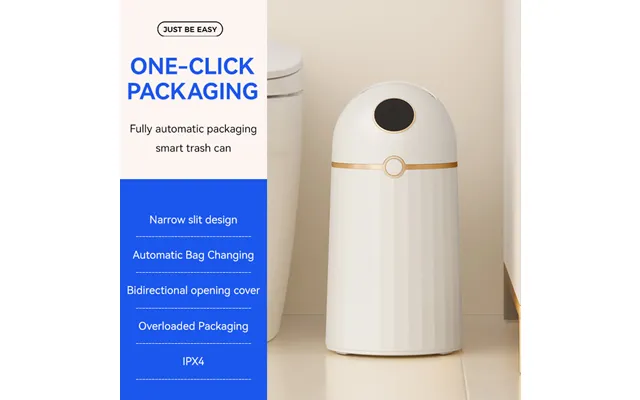 10l Automatic Packing Auto Change Bag Heavy Duty Tear-resistant Leak-proof Disposable Bin Liners For Kitchen Bathroom Of
