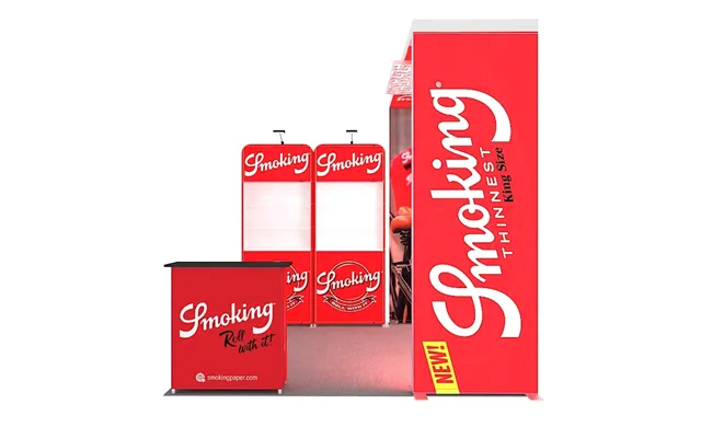 10x10 Modular Aluminum Fabric Print New Design Tradeshow Led Showcase Backlit Exhibition Portable Trade Show Booth