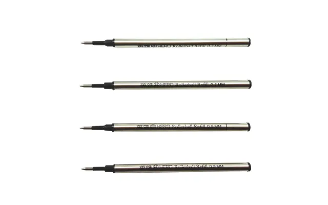 111mm Metal Black Signing Pen Refill 0.5mm 0.7mm Tip Threaded Head Smooth Head