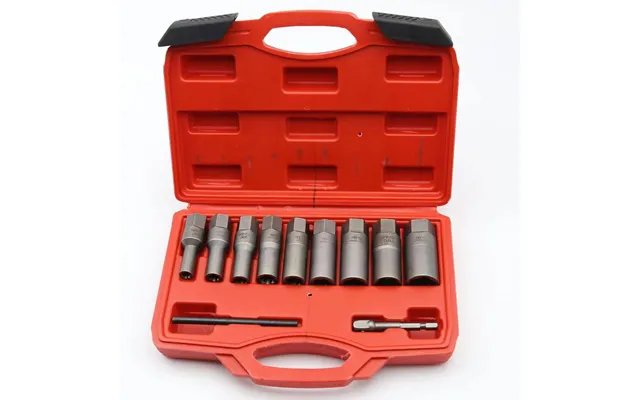 11pcs Damaged Bolt Nut Screw Remover Extractor Screw And Nut Extractor Broken Screw Extractor Set Remove Tool Set