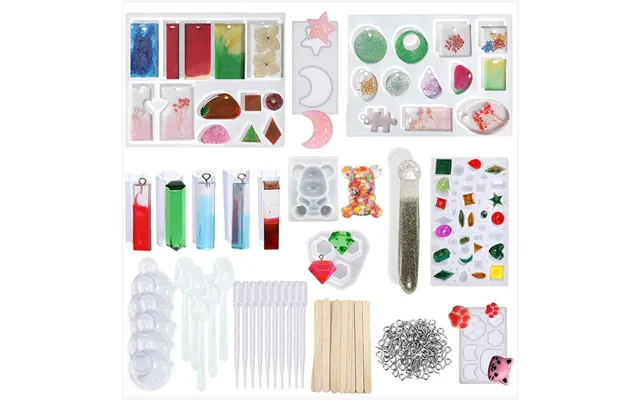 148 Pcs Silicon Molds For Resin Jewelry Tools Set For Diy Jewelry Decoration Craft Making Kit Silicone Mold