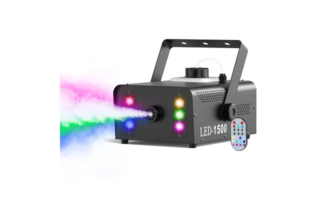 1500w Led Rgb Stage Smoke Equipment Remote Control Smog Machine For Wedding Ktv Dj Disco Smoke Machine