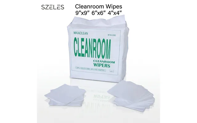 150pcs 9inch 100% Polyester Lint Free Clean Room Wiper 1009s Cleanroom Wipes For Cleaning Ink Clean Printing Machine