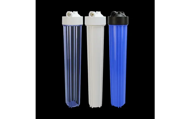 20 Inches White Blue Clear Water Purifier Accessories Big Blue Filter Housing Water Filter