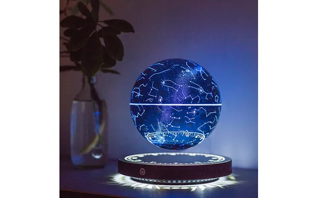 2022 New 14cm Ins 7 Colors Rgb Starry Night Light Galaxy Led Magnetic Levitating Floating Starry Moon Lamp For Birthday 