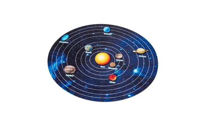 2023 New Arrival Children Wooden Solar System Board 3d Jigsaw Puzzle Game Montessori Educational Planet Learning Toys Fo